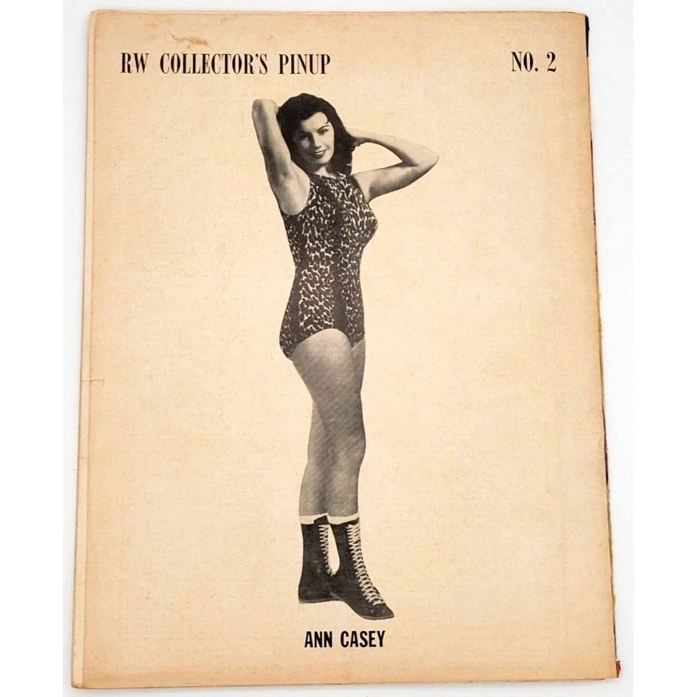 THE RING WRESTLING FEB 1968 VENUS LARUE‎ THREE FIELD BROTHERS GUILLOTINE GORDON